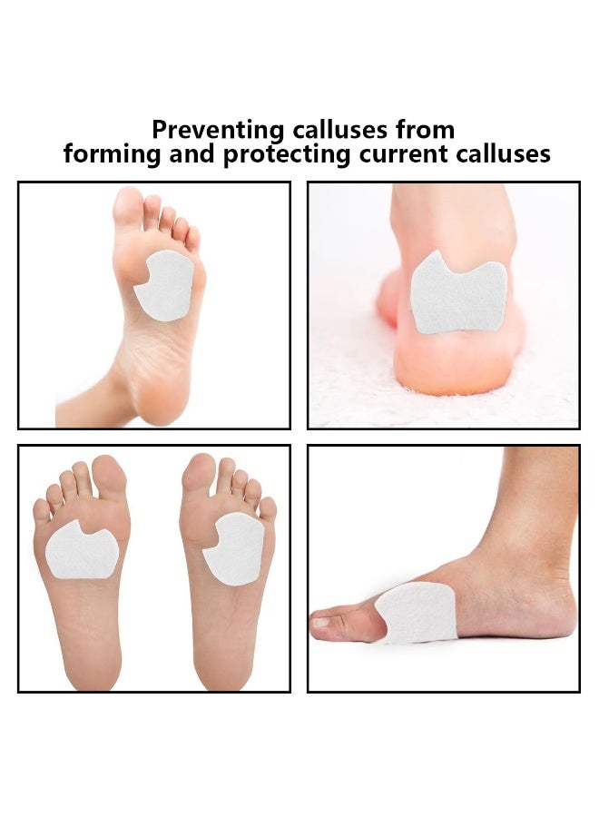 10pairs Forefoot Cushion Pads, Self Adhesive Foam Foot Pads, White Anti-Slip Foot Cushion Inserts for Men and Women - Image 5