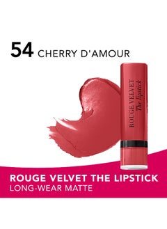 BOURJOIS PARIS Rouge Velvet The Lipstick - 54 - Cherry D’Amour, 2.4 g  - Image 2