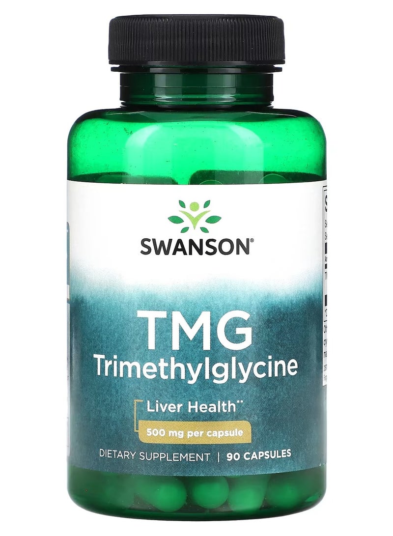 Swanson, TMG Trimethylglycine, 500 mg, 90 Capsules