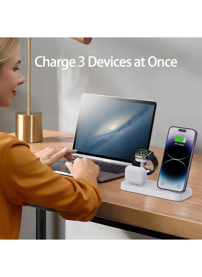 erorex - B25 8 Pin 4-in-1 Charging Stand Phone Holder for Apple Watch / AirPods - Image 1