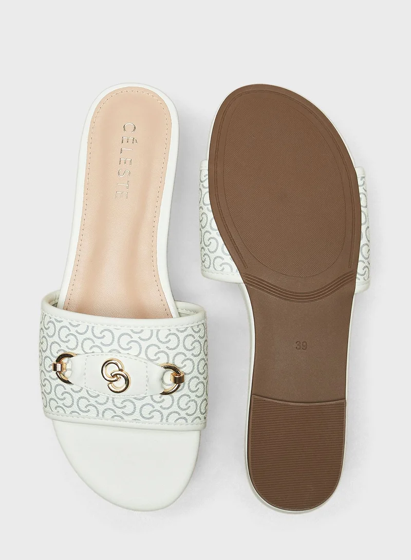 سيليست One Strap Flat Sandals