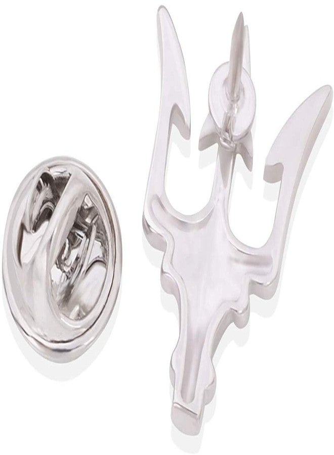 canjoyn Vintage Alloy Trident Cravat Pin Brooch Pin Lapel Collar Pin Business Shirt Suit Stick Pins - Image 3