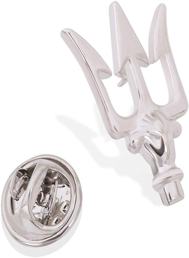 canjoyn Vintage Alloy Trident Cravat Pin Brooch Pin Lapel Collar Pin Business Shirt Suit Stick Pins - Image 2