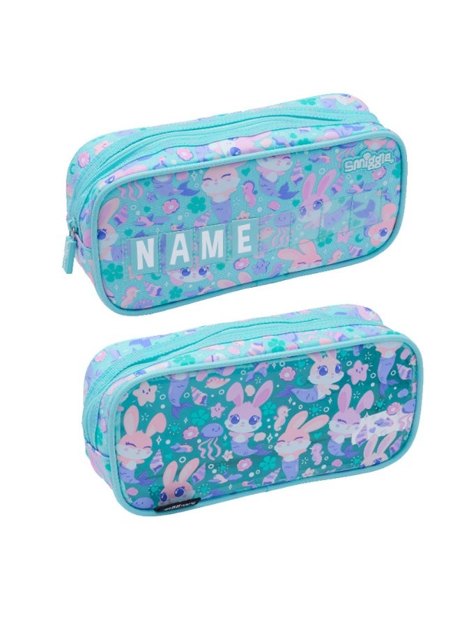 Smiggle Ocean Mermaid Bunny Series Large Capacity Children's Pencil Case