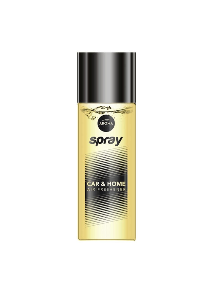 AROMA CAR Aroma Car Black Air Freshener Spray 50ML For Cars, Office And Home (Made in Poland) - Image 1