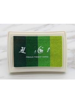 Generic Korean Creative Stationery DIY Gradient Ink Pad 4-Color Green Change 