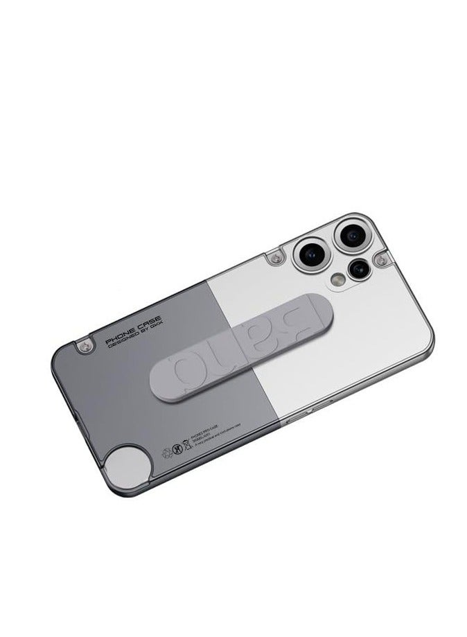 Case for Nothing CMF Phone 2 Pro Case with Elastic Silicone Wristband, 2-in-1 Frosted Hard PC Shockproof Protective Back Cover for Nothing CMF Phone 2 Pro (2025) - Image 3