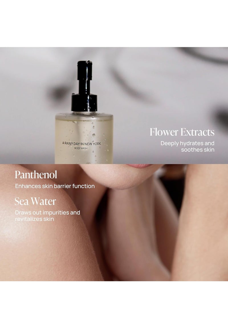 VOYAGER VOYAGER A Rainy day in New York Body Wash, Citrus with Basil, Woody Vetiver and Cloves, Forest & Fresh Scent, 10.14 Fl. Oz./300ml  - Image 3