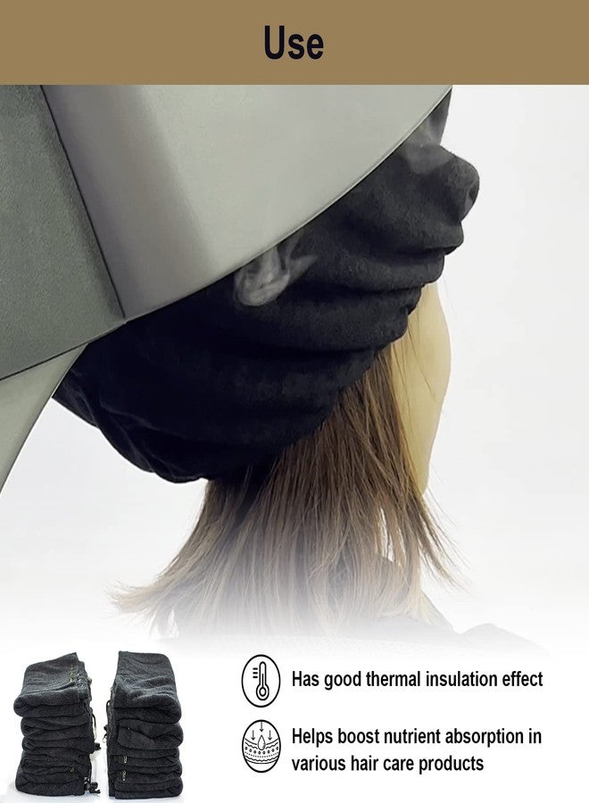 Elitzia Hair Steamer Use With Shampoo Bowl Hair Wash Reclining Chair Micro Mist Hair Steamer Mister Hooded Hair Care Proffessioanl (10pcs Black Hood) - Image 3