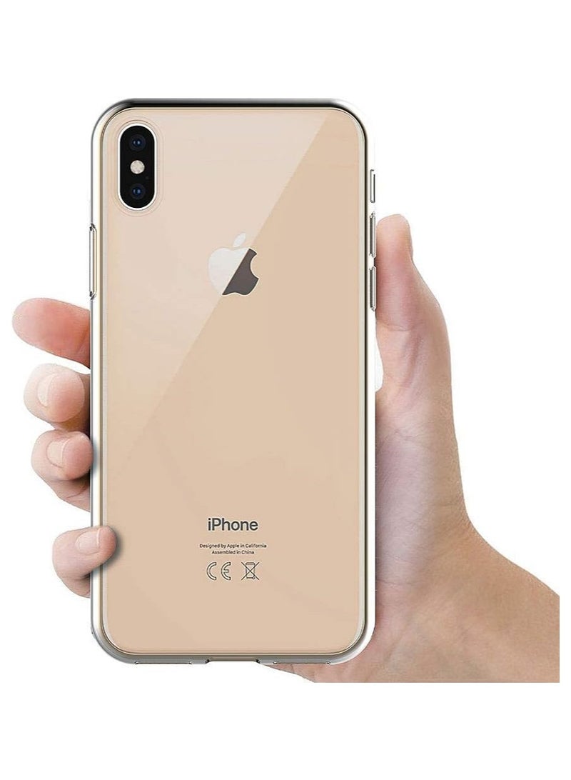 iPhone XS Max Case, Transparent Silicone Cover for iPhone XS Max Bumper Covers Clear Case 6.5 inch Clear - Image 3