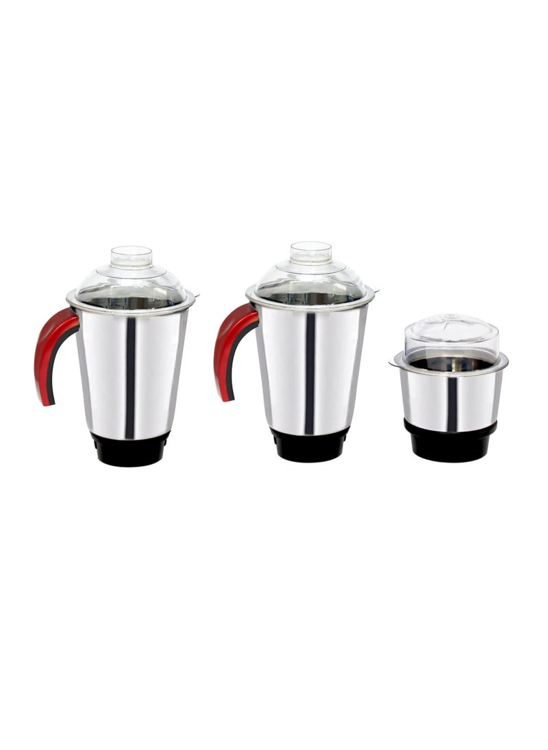 BLACKSTONE - Mixer Grinder Food Processor Grinder with 750 watts Powerful Blender Multifunction Kitchen Mixer Grinder Shila Red - Image 1