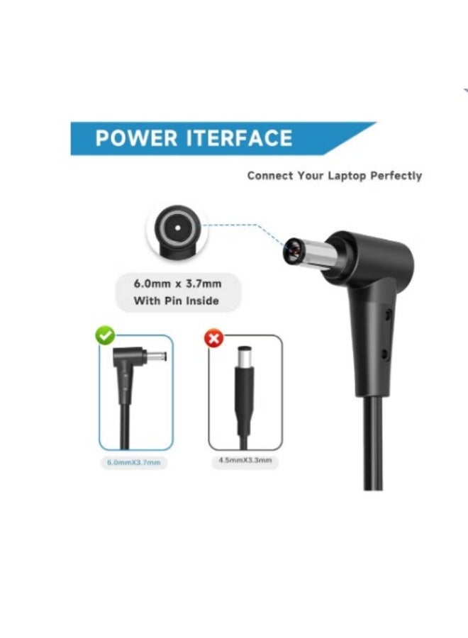 Terabyte 20V 16.5A 330W Laptop Charger ASUS A21-330P1A 6.0*3.7mm AC Adapter 0V 16.5A 330W Charger for Asus ROG Strix G16 G614 G614JIR G614JIR-AS94 Gaming Laptop A21-330P1A A22-330P1A 19.5V 16.92A AC Power Suppy Adapter Cord - Image 3