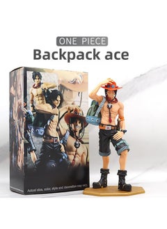 Generic One Piece Handmade 10th Anniversary Backpack Ace Handmade Doll Desktop Chassis Decoration Animation Cartoon Peripheral Model-Color:Quality Edition Backpack Ace Boxed  - Image 2