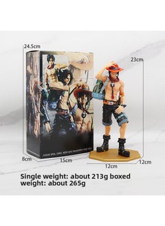 Generic One Piece Handmade 10th Anniversary Backpack Ace Handmade Doll Desktop Chassis Decoration Animation Cartoon Peripheral Model-Color:Quality Edition Backpack Ace Boxed  - Image 1