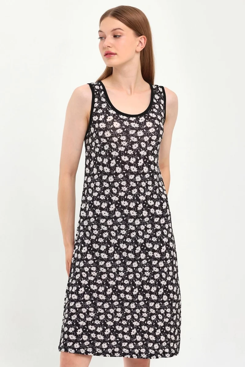 الكسندر جاردي Floral Sleeveless Dress