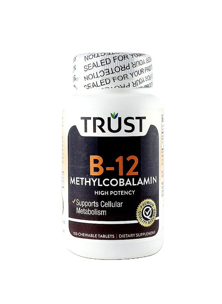 Trust Trust B-12 1000Mg chewable tablets 100'S  - Image 1