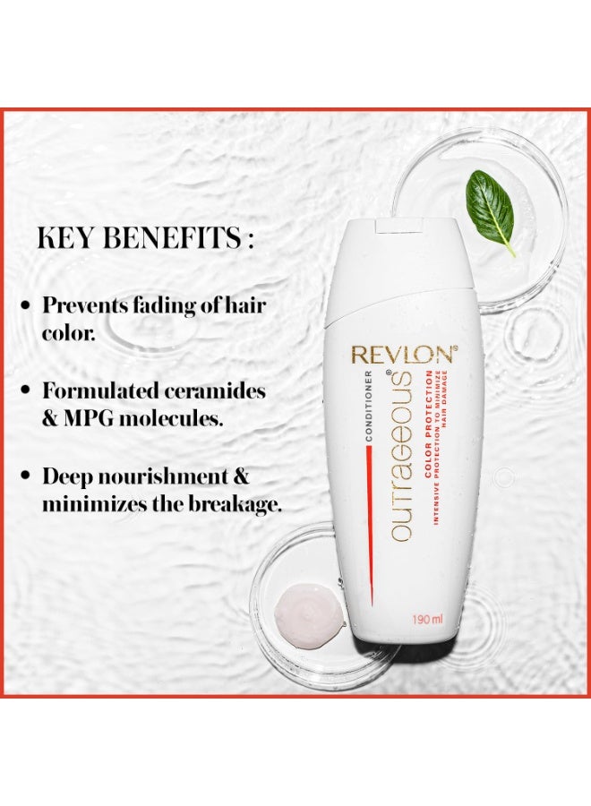 Revlon Revlon Outrageous Color Protection Hair Conditioner - 190 Ml, 190 ml - Image 5