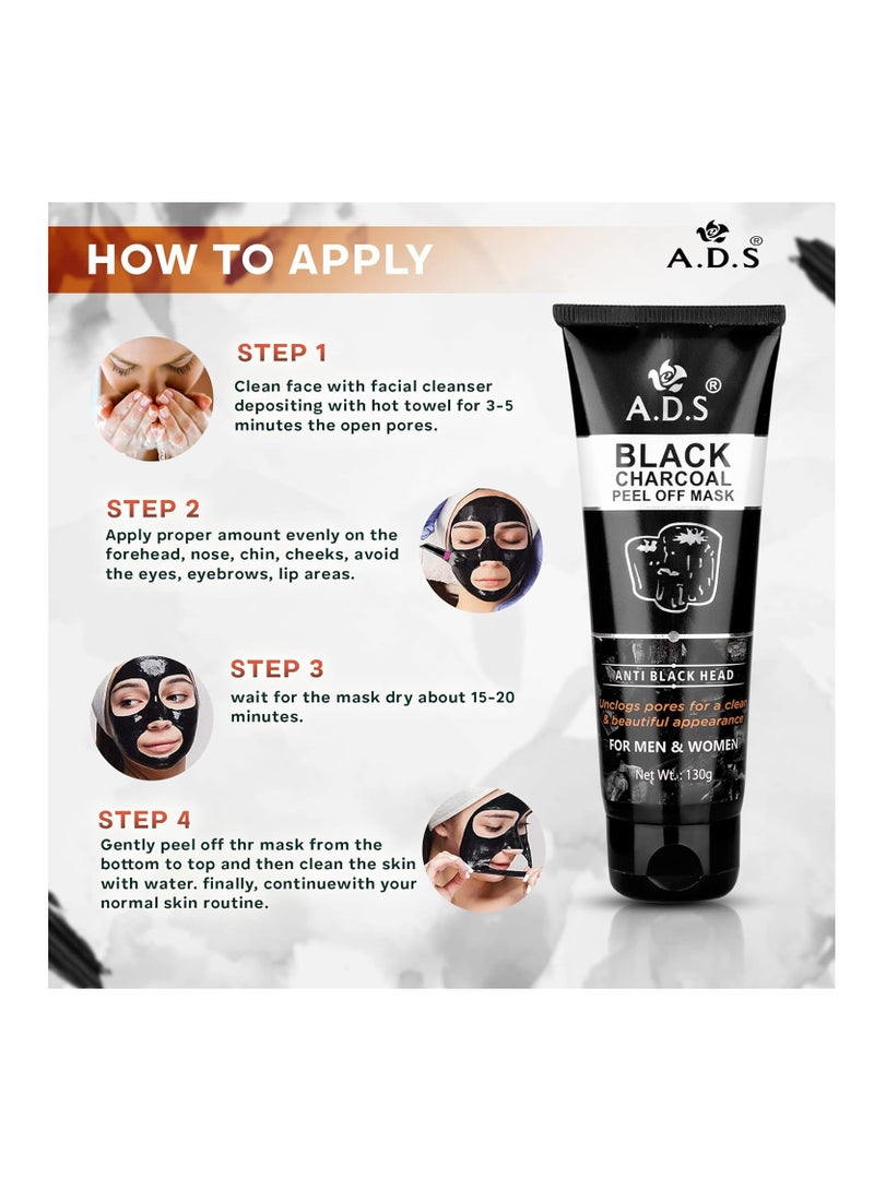 ADS Black Charcoal Peel Off Mask - Image 3