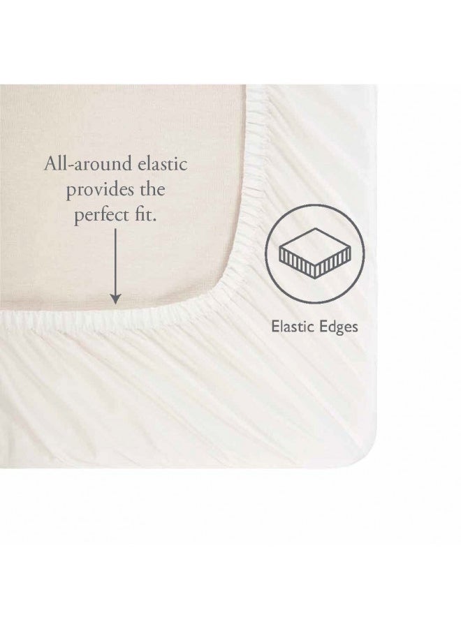 LAURA ASHLEY - Laura Ashley Home - Twin Sheets, Soft Sateen Cotton Bedding Set - Sleek, Smooth, & Breathable Home Decor (Blossoming Blue, 3 pcs,Twin) - Image 1