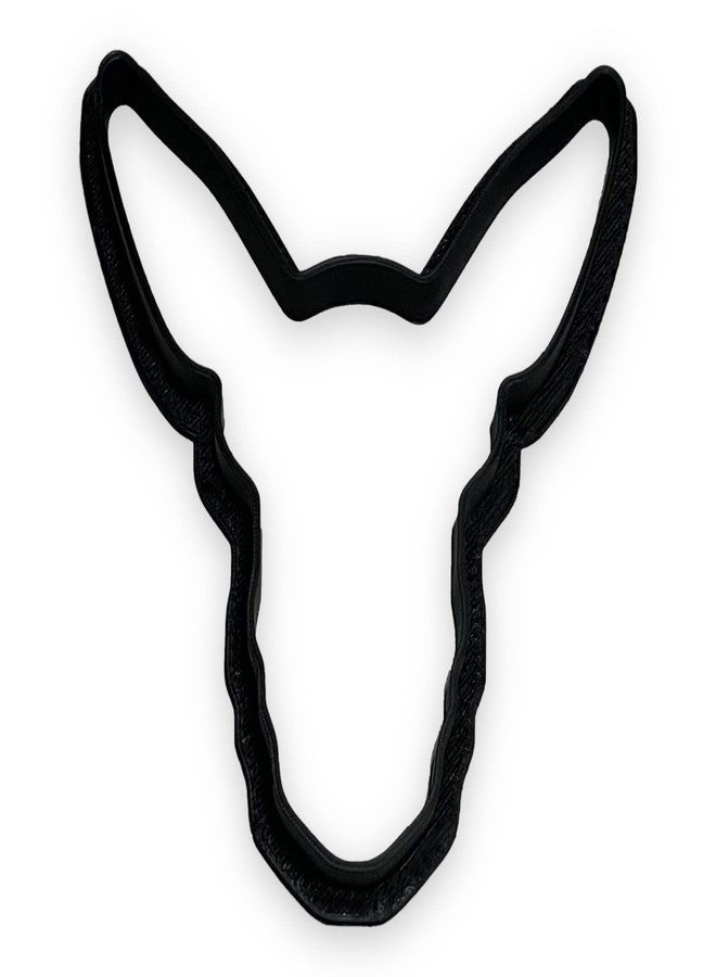 Bundle of Fun Donkey Head Cookie Cutter with Easy to Push Design (4 inch) - Image 1