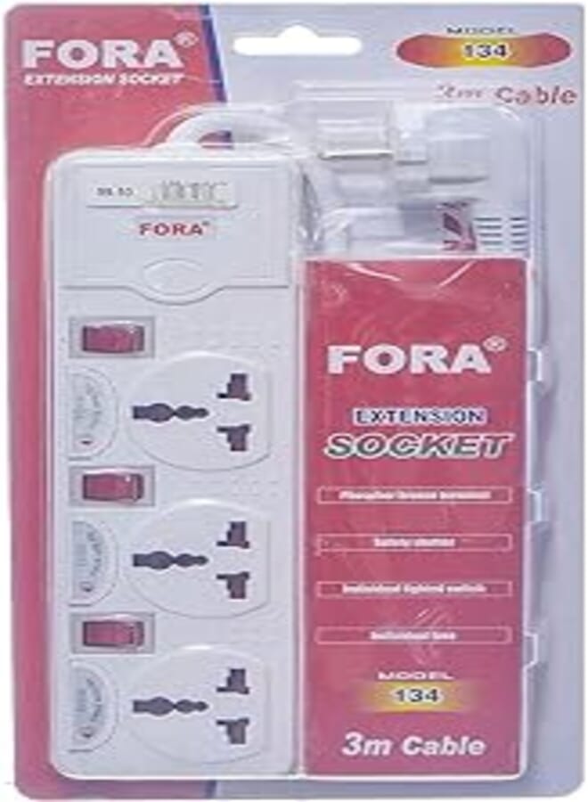 Fora electricity joint 3 appointed, 3 m - multi-color
