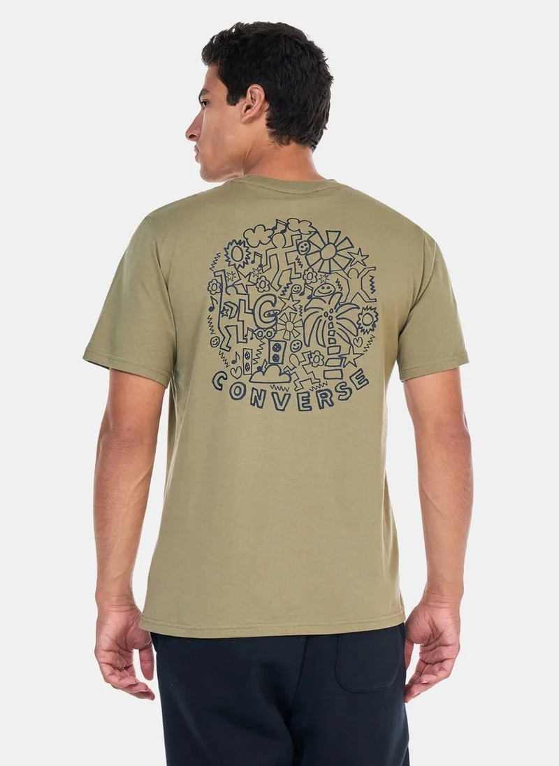 كونفرس Men's Festival Stamp Art T-Shirt