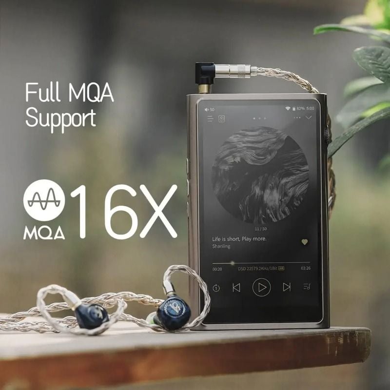 M7 Shanling M7 Portable Hi-Fi Audio Player, Android 10, High-Resolution Music Player, Blue - Image 4