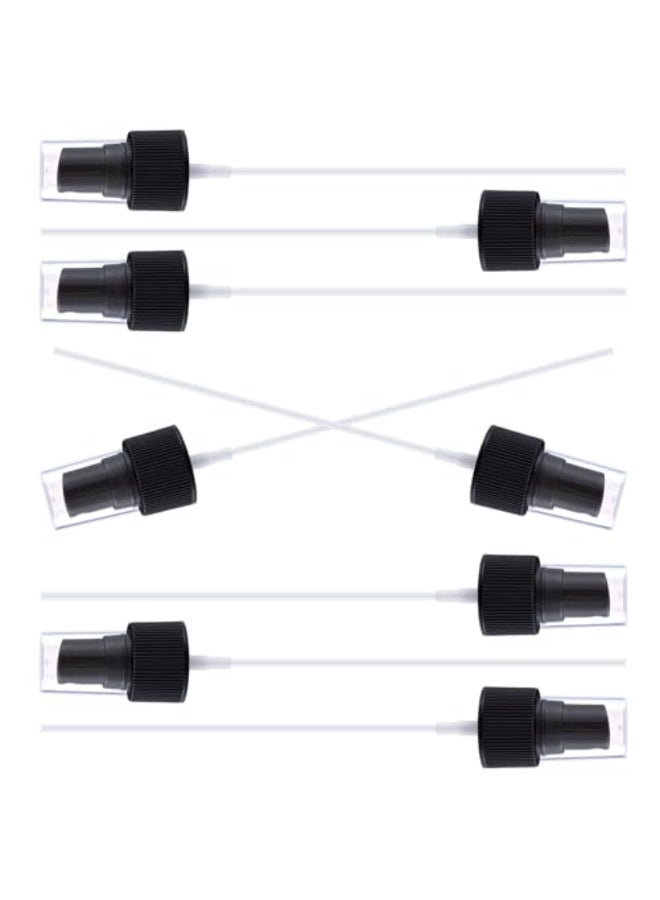 CTEAKOP 8 Pcs Spray Tops for Bottles Plastic Spray Tops for Bottles Spray Bottle Top Replacement Sprays Nozzle for Bottle Black 24410 Cap Size - Image 1