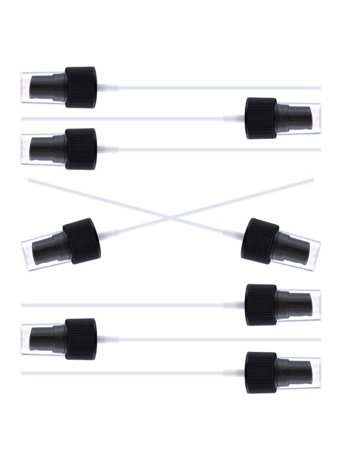 CTEAKOP 8 Pcs Spray Tops for Bottles Plastic Spray Tops for Bottles Spray Bottle Top Replacement Sprays Nozzle for Bottle Black 24410 Cap Size - Image 2