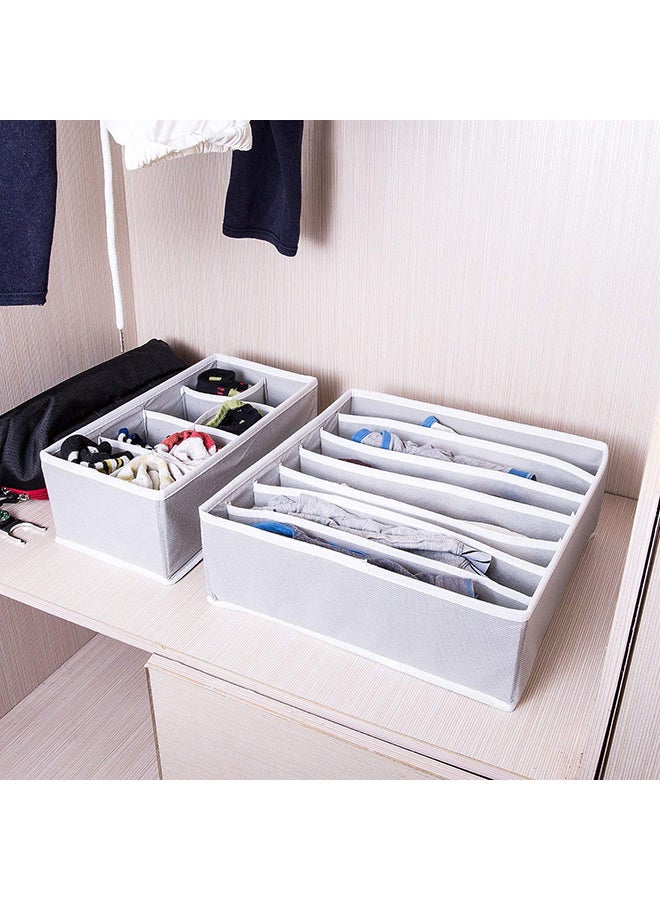 4-Piece Underwear Organizer Storage Box Set Multicolour - Image 5