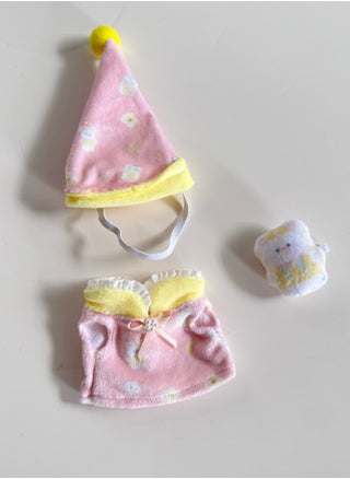 3 in 1 set Pink night cloth