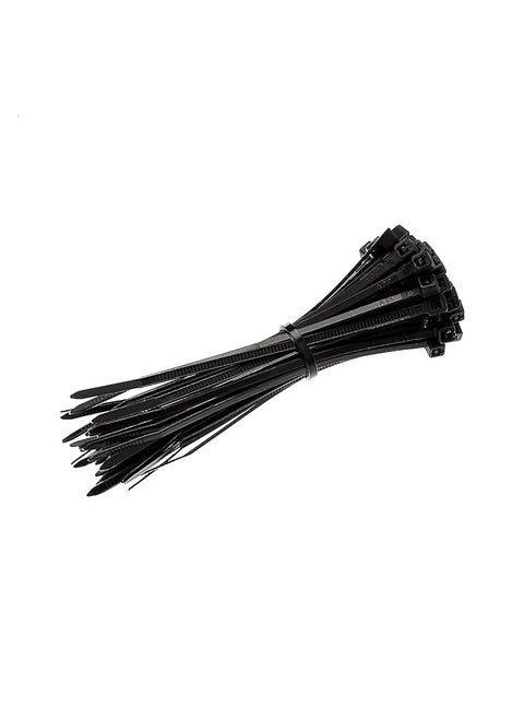 DKURVE® Zip Ties Black Zip Ties 1000 pack, Premium Nylon Wire ties with 50lbs Tensile Strength