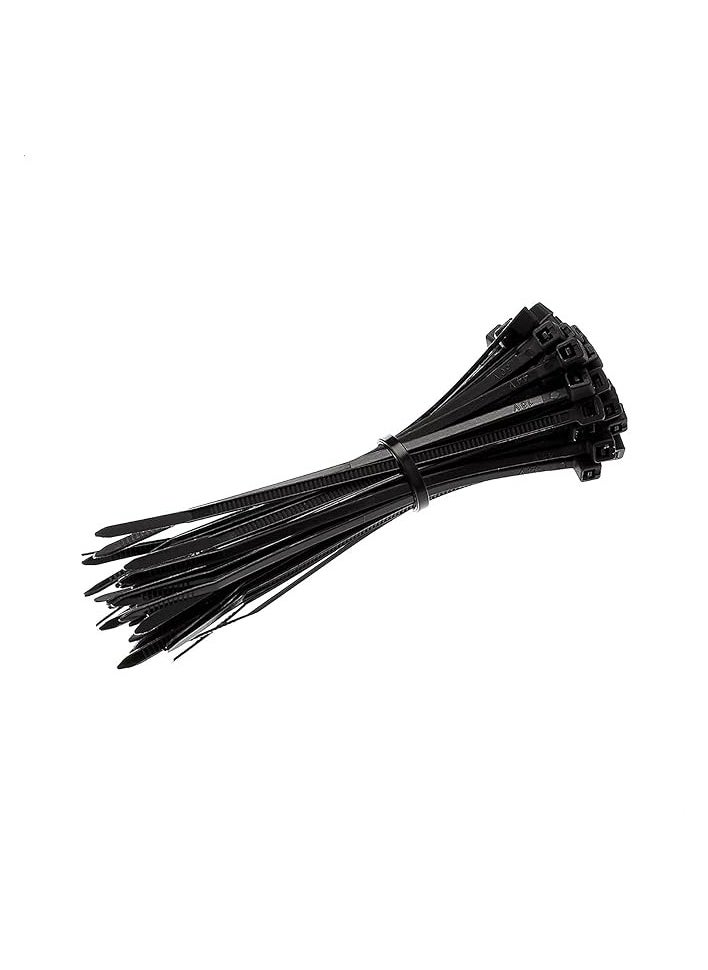 DKURVE® Zip Ties Black Zip Ties 1000 pack, Premium Nylon Wire ties with 50lbs Tensile Strength