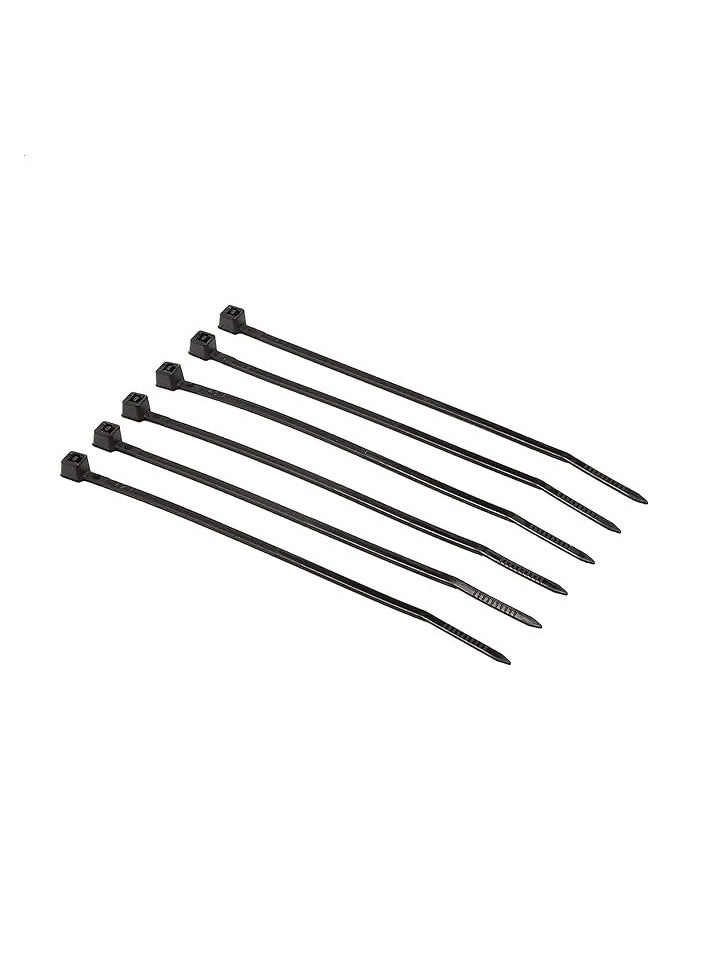 DKURVE® Zip Ties Black Zip Ties 1000 pack, Premium Nylon Wire ties with 50lbs Tensile Strength