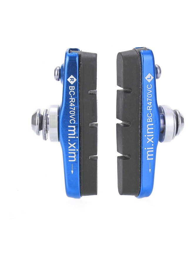 NIBEMINENT 55mm Bike Brake Holder Shoes Rubber Pads Blocks 0.055kg  - Image 1