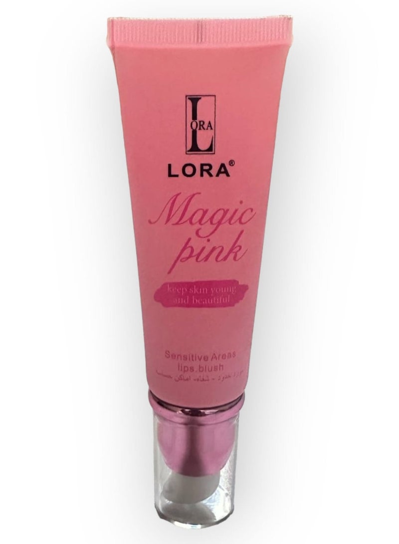 LORA Magic Pink Keep Skin Young And Beautiful Sensitive Areas Lips Blush - Image 2