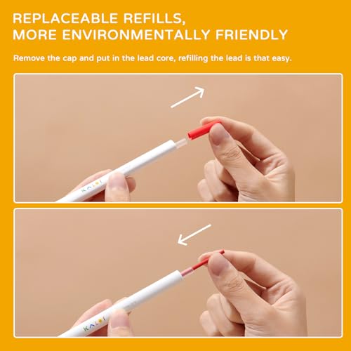 Kaco KALOR Mechanical Pencil Refills, 36 Color Set, 72 Pieces - Image 3