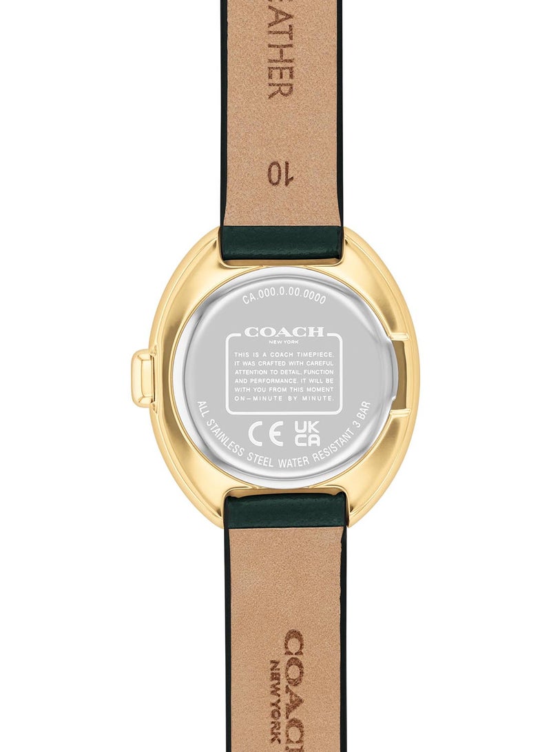 COACH OVAL ANALOG WOMEN'S GREEN CASE WATCH - 14504425 - Image 3