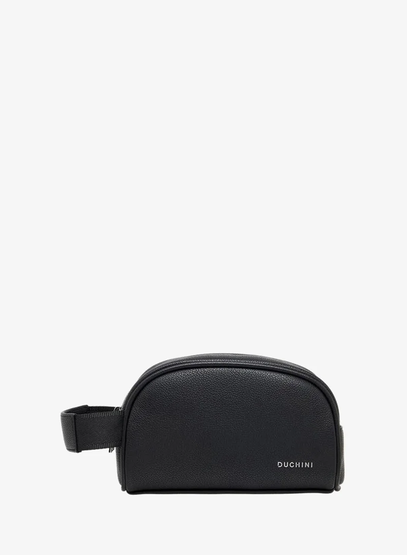 Duchini Men Solid Wrist Strap Pouch