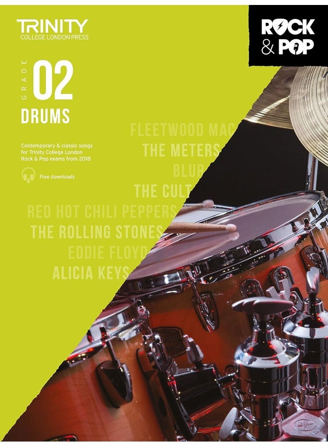 Trinity College London Rock & Pop 2018 Drums Grade 2 