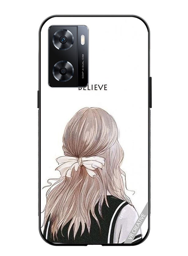 VR CREATIVE Protective Case Cover For OnePlus Nord N20 SE Believe With Girl Design Multicolour - Image 1