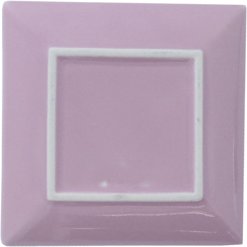 Nippon Kodo Pottery Incense Plate with Rabbit Holder - Pink - Image 2