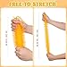 NUOBESTY 4Pcs Glowing Caterpillar Toys Luminous Squeeze Puffer Worms Stress Relief Fidget Toys for Party Favors Birthday Creative Play 1181 Inches Random Color - Image 4