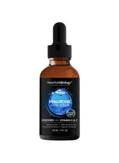 NEW YORK BIOLOGY THE ULTIMATE COSMECEUTICALS New York Biology Hyaluronic Acid Serum for Face with Vitamins C and E - Professional Strength Hydrating Serum for Dry Uneven Skin - 1 Fl oz  - Image 2