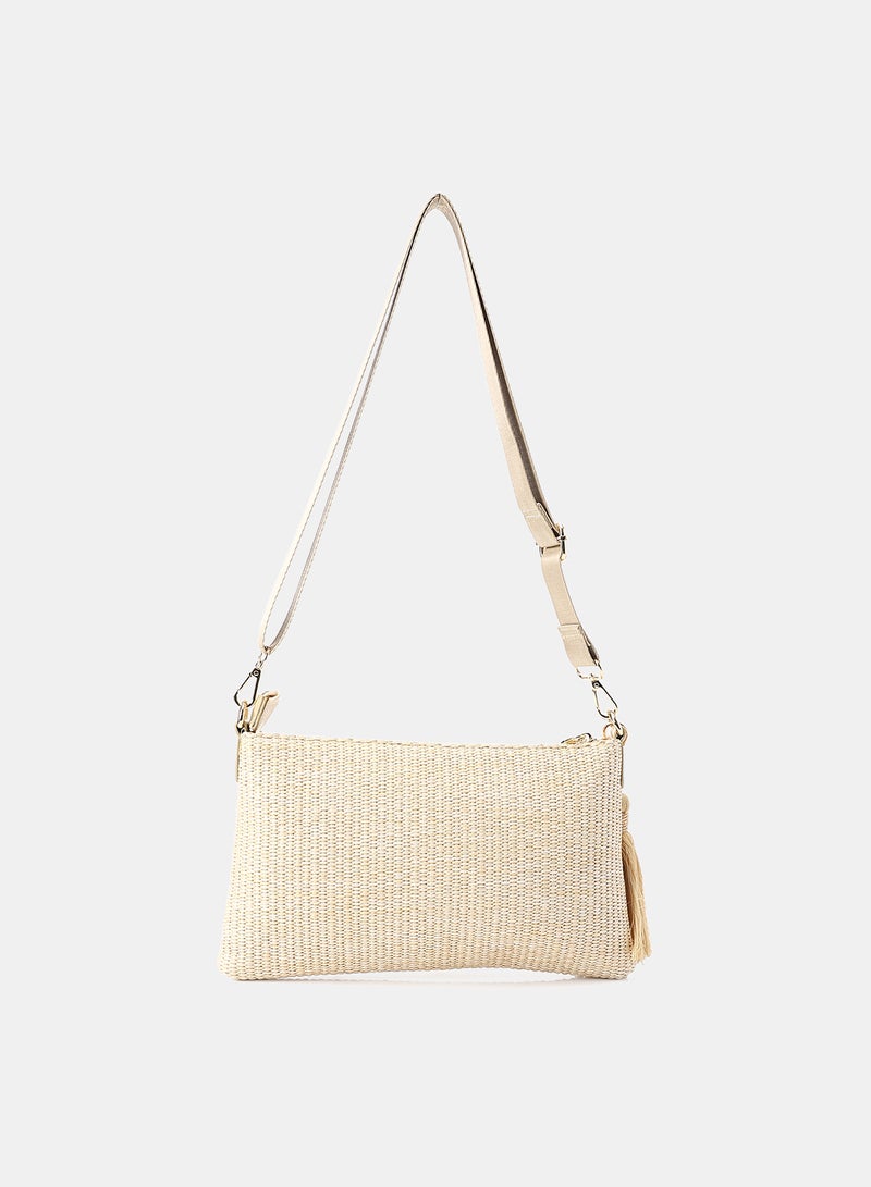 Dejavu Women's Crossbody Bag-LID-DJTX-027-Natural - Image 3