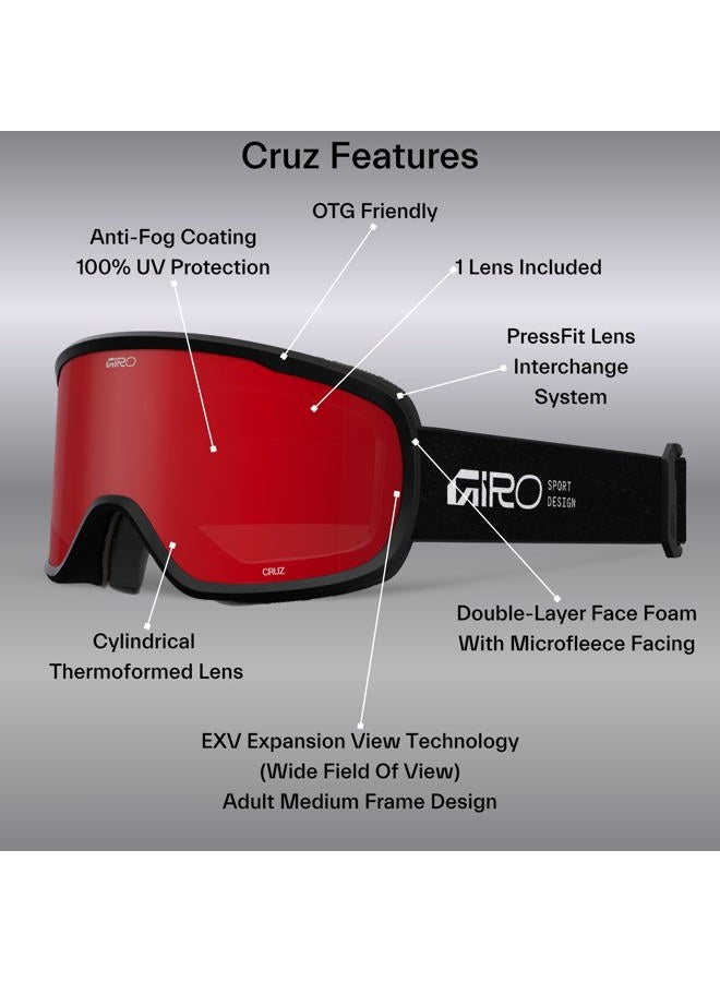 GIRO Ledge MIPS Snow Helmet/Goggle Combo - (Combo) Matte Black - Black Stacked - Size Small - Image 4