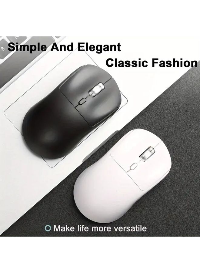 Black Wireless Gaming Mouse 2.4GHz Ergonomic Optical with USB Receiver for PC Laptop - Image 1