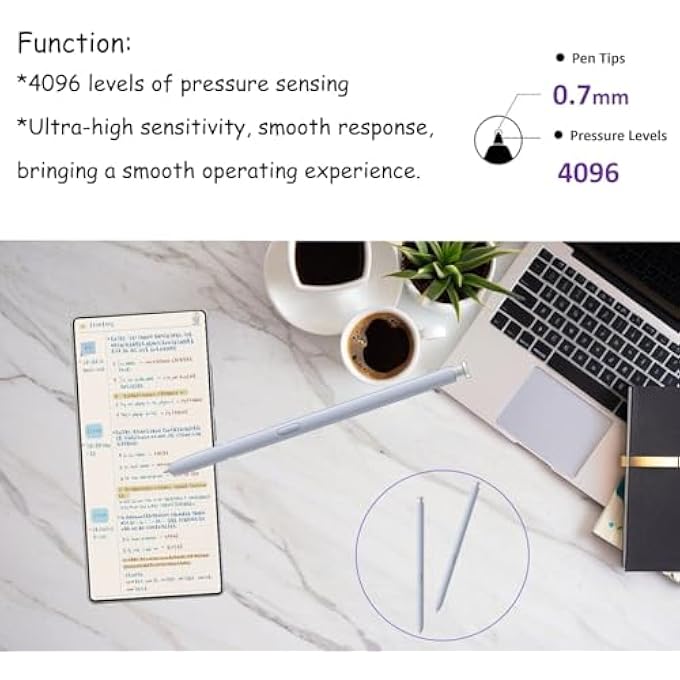 rayihni 2 PACKS GALAXY S25 ULTRA S PEN REPLACEMENT FOR SAMSUNG GALAXY S25 ULTRA S PEN COMPATIBLE SAMSUNG GALAXY S25 ULTRA (LIGHT SILVER) - Image 2