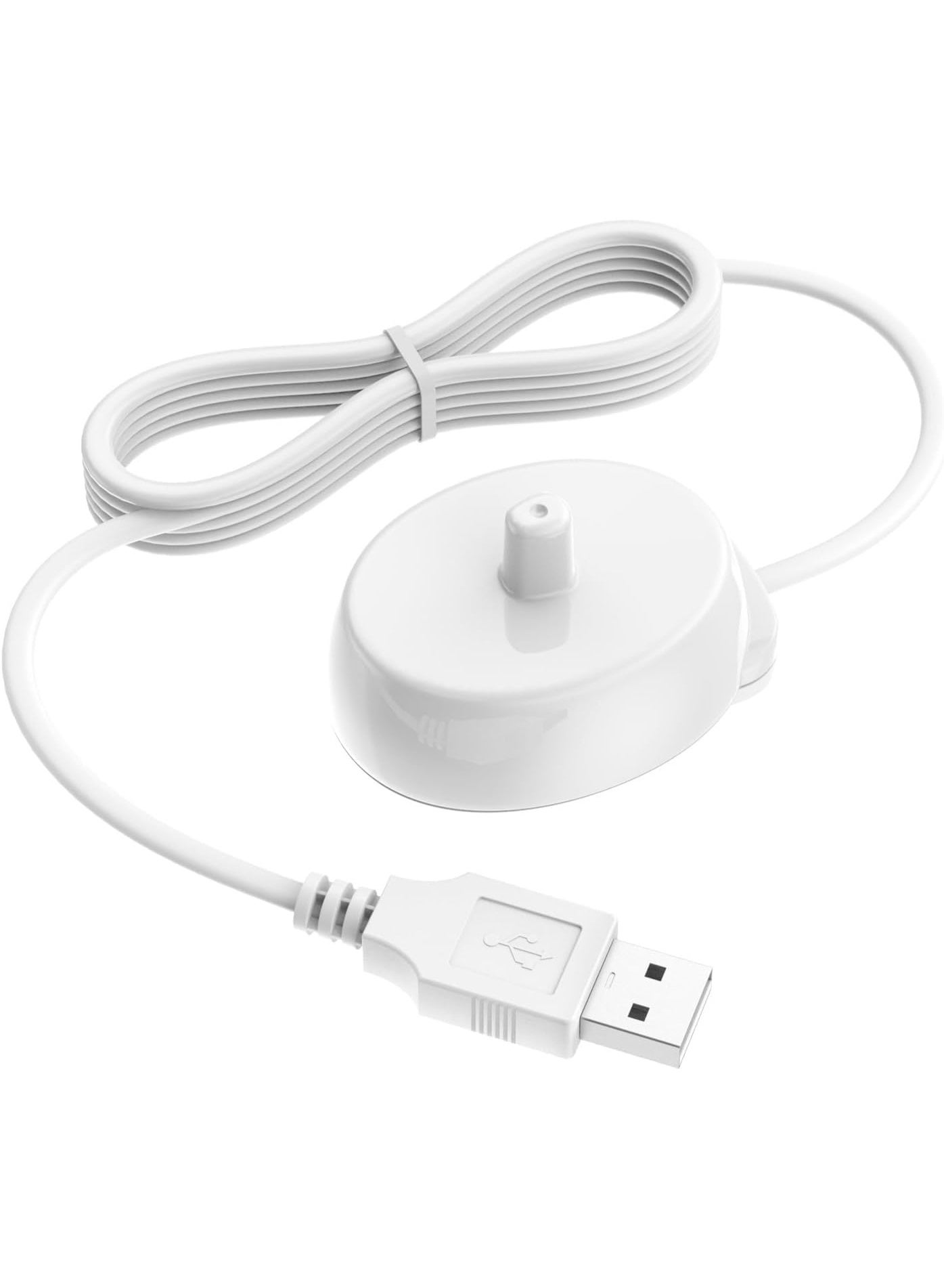 Chabeia Replacement USB Charger for Braun Oral B 3757 Electric Toothbrush Inductive Charging Station Portable Charging Station Oral B IP67 Waterproof Portable Power Cable 5V