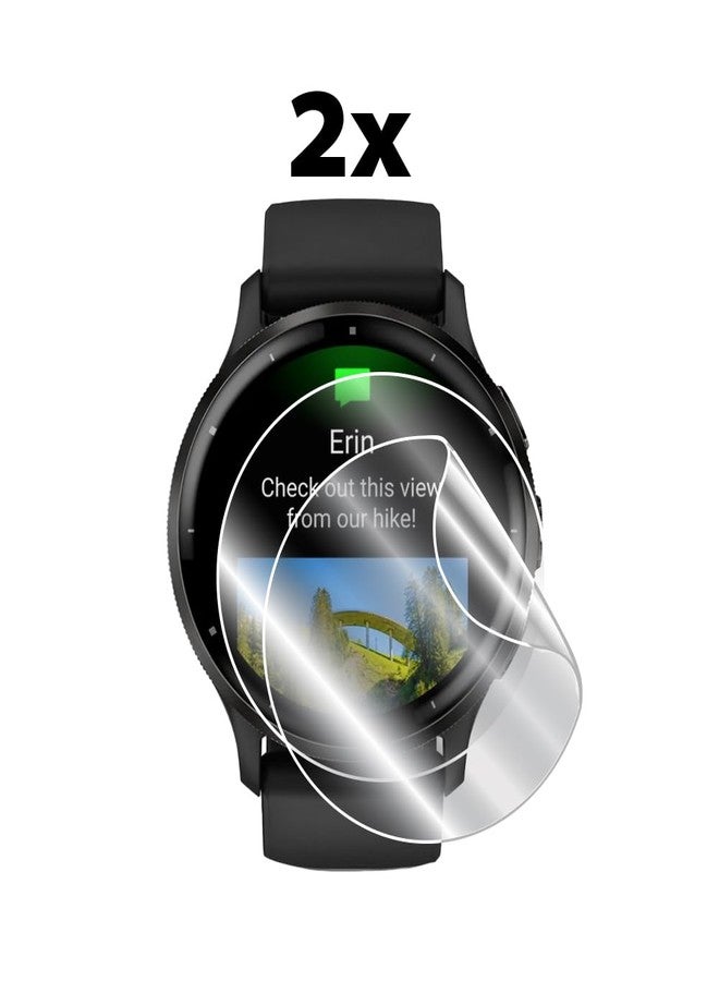 IPG for Garmin VENU 4 - Venu 3 (45mm) GPS Smartwatch Hydrogel Screen Protector (2 Units) Invisible HD Clear Film Anti Scratch Guard-Smooth/Self-Healing/Bubble for Venu4 - Image 2
